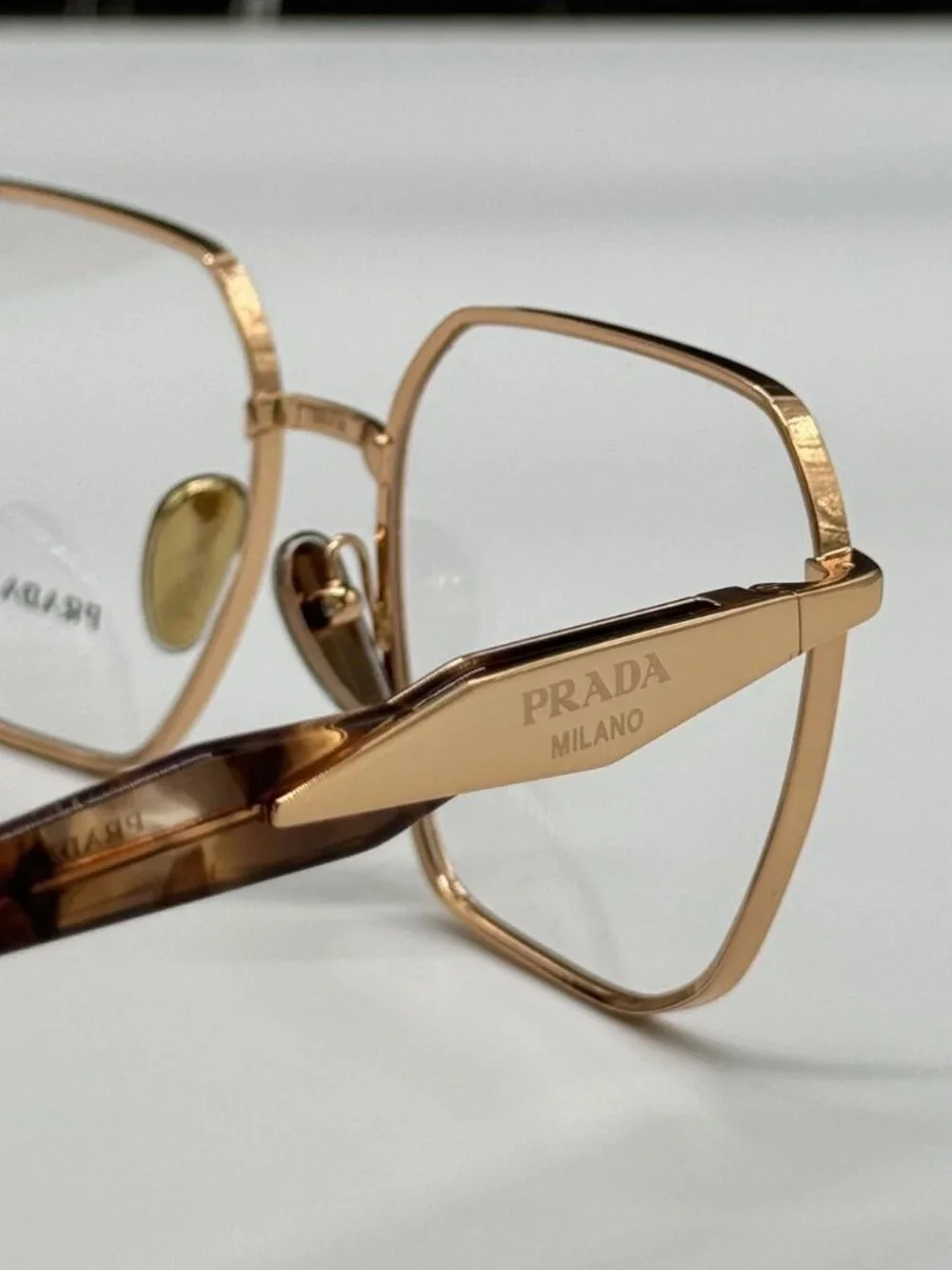 NWT Prada PR56ZV SVF1O1 Havana Gold Women Eyeglasses PR 56ZV